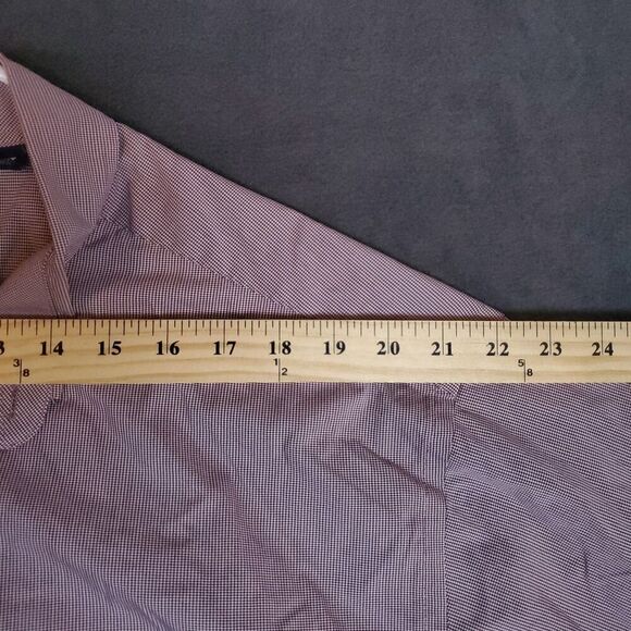 Roundtree Yorke Travel Smart Men's Shirt 3XT Button Long Sleeve Easy Care Plaid - Picture 11 of 15